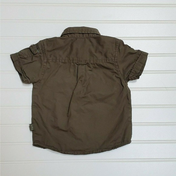 Pumpkin Patch Button Up Short Sleeve Shirt - Picture 2 of 4